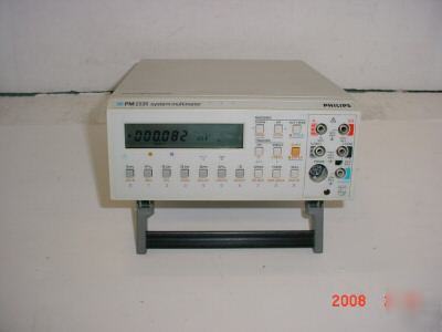 Fluke pm 2535 system multimeter 6.5 digit with gpib 