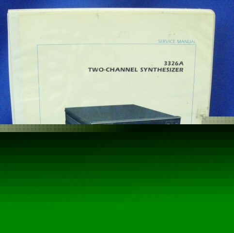 Hp 3326 two channel synthesizer serivice manual