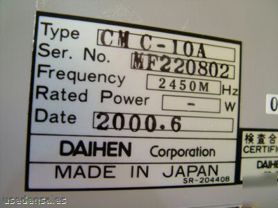 New daihen 1500W microwave generator atm-15C 