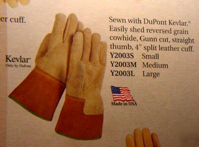 Welding gloves....lot of 12 pair...real leather