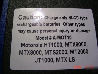 Activator vi two-way radio battery charger tbc-60A