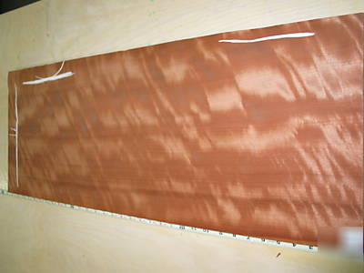 Block mottle figured makore veneer 54 sq. ft. lot 3118