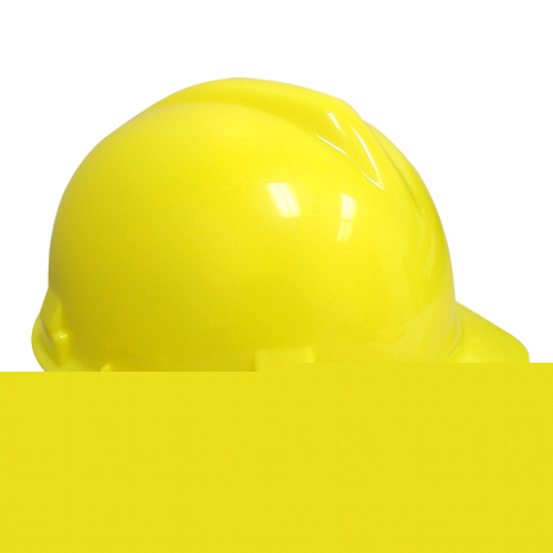 Construction contractor industrial yellow hard hat