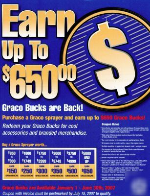 New graco gmax ii 5900 hi - boy standard sprayer