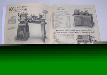 Rare 1958 south bend lathe catalog - southbend book