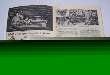 Rare 1958 south bend lathe catalog - southbend book