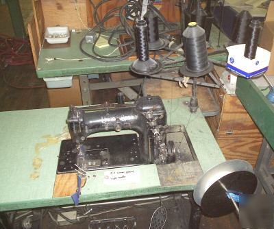Union special triple needle industrial sewing machine