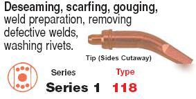 Victor 0330-0115 series 1 size 6 cutting tip/acetylene