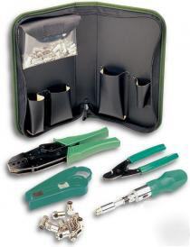 Cable tv coax termination kit greenlee #45466