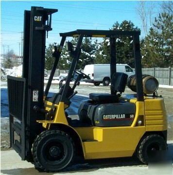 Caterpillar GP25 pneumatic forklift