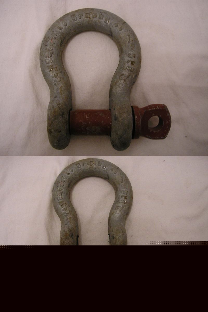 Crosby 8 1/2 ton shackle 4X4 truck tow strap connect 