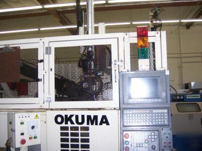 1998 okuma robusturn lfs-15 cnc chucking center OSP700