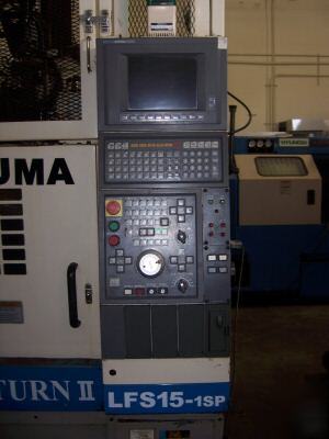 1998 okuma robusturn lfs-15 cnc chucking center OSP700