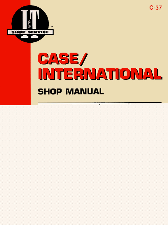 Case/international c-37 tractor 2090 2094 2290 2390