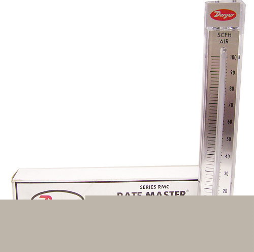 Dwyer rate master scfh air flowmeter / series rmc