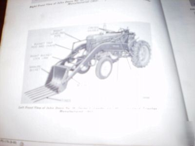 John deere no 30 hydraulic loader parts catalog
