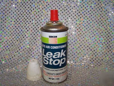 Refrigerant 12 auto a/c leak-stop 4 oz can sercon brand