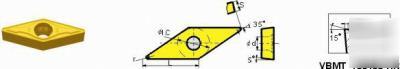 VBMT160408-53/ PTBC252 carbide insert 10 lots of 10 pcs