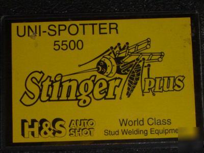 H&s 5500 uni-spotter stinger stud welder dent puller