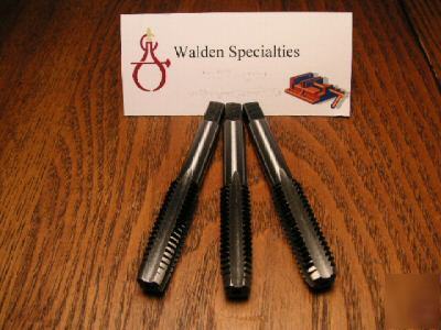 7/16''x 14 unc taps, plug, bottoming, & taper 3PC set