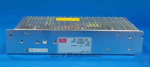 12V 13.8VDC 12 amp regulated switching power supply