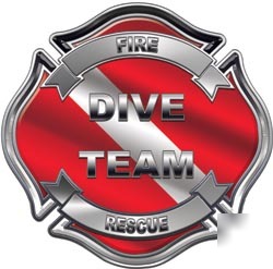 Firefighter decal reflective 12