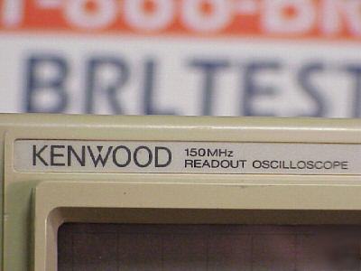 Kenwood cs-6040 oscilloscope 150 mhz / 4 ch no 
