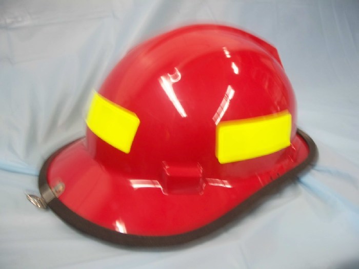 New bullards fire helmet in red fx model FH2100