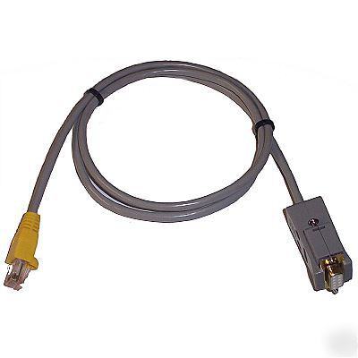Rib-less rs-232 cable for motorola centracom gold elite