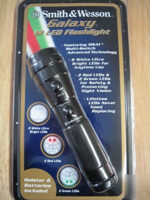 S&w smith & wesson galaxy led flashlight,police,hunting