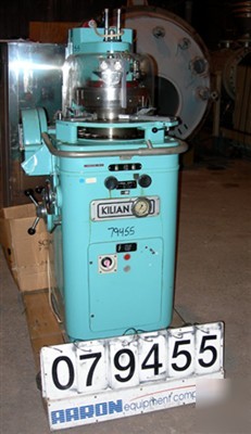 Used: killion rotary tablet press, type ruz-5-h. 20 sta