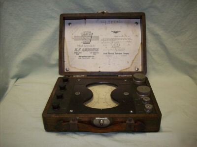Vintage jewell dc volt-amp meter 0-150 volts, 0- 350 a