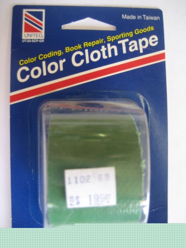 Color cloth tape - green-ut 20SCP-gr