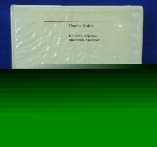 Hp 8360 e-series spectrum analyzer user's guide