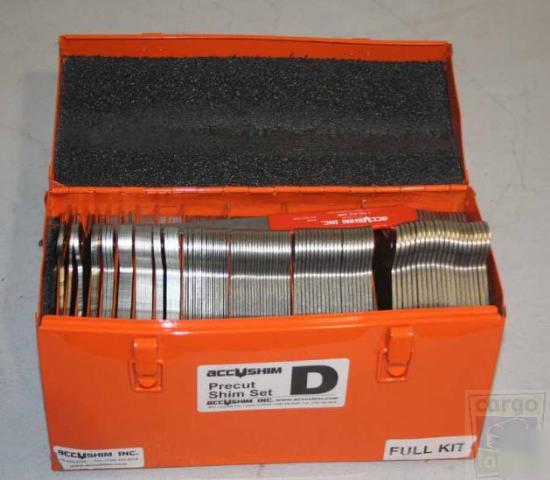 New accushim pre-cut stainless steel shims full kit d 