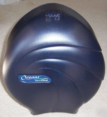San jamar oceans jumbo roll toilet paper dispenser 