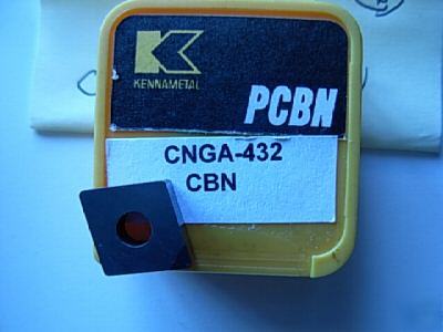 CNGA432 cbn kennamel inserts item 6 lots of 1 piece