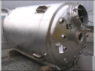 1400 gal northland stainless reactor, 316L s/s, - 25907