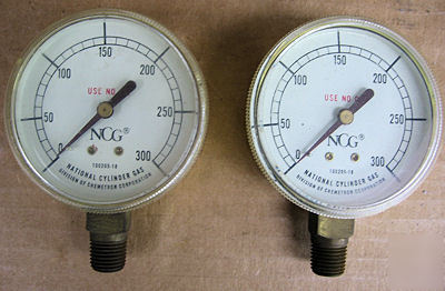 2 ncg pneumatic pressure gage gauge 300 psi