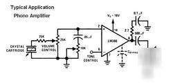 LM833 low-noise audio op amp design kit with pcb