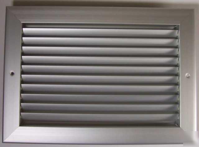 Lima register 90RAH - 12 x 8 aluminum fixed deflection