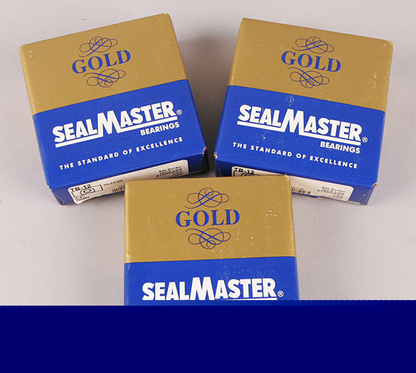Lot 3 seal master bearings tb-12 gold 3/4