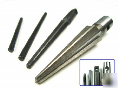 New 4 pcs heat treated high carbon steel tapper reamer