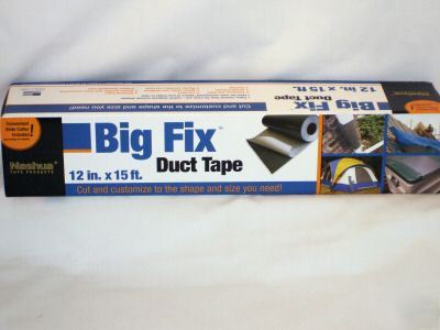 New ~ ~ big fixâ„¢ duct tape , 12-inch by 15-foot