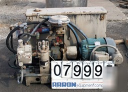 Used: sunstrand hydraulic power pack, 25 hp, 3/60/230/4