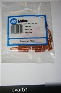 Miller 198785 contact tip 1/16, fc-1260 welding parts