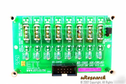 8-swled microcontroller interface basic stamp pic