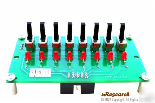 8-swled microcontroller interface basic stamp pic