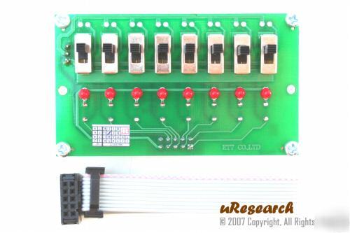 8-swled microcontroller interface basic stamp pic