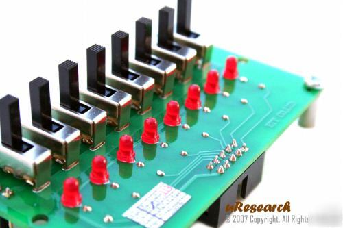 8-swled microcontroller interface basic stamp pic